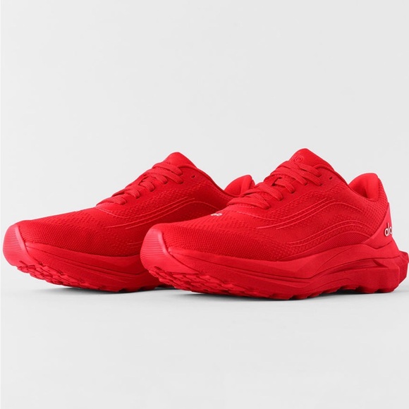 Alo Yoga Bright Red Runner Sneaker Shoes Brand New main image 16